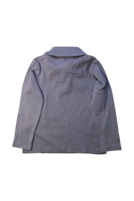 A Grey Long Sleeve Tops from Petit Bateau in size 4T for boy. (Back View)