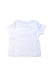 A White Short Sleeve T Shirts from Cyrillus in size 3-6M for boy. (Back View)