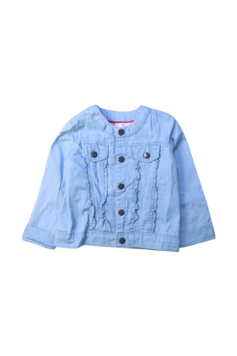 A Blue Lightweight Jackets from Catimini in size 12-18M for girl. (Front View)