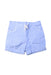 A Blue Shorts from Cyrillus in size 3-6M for girl. (Front View)