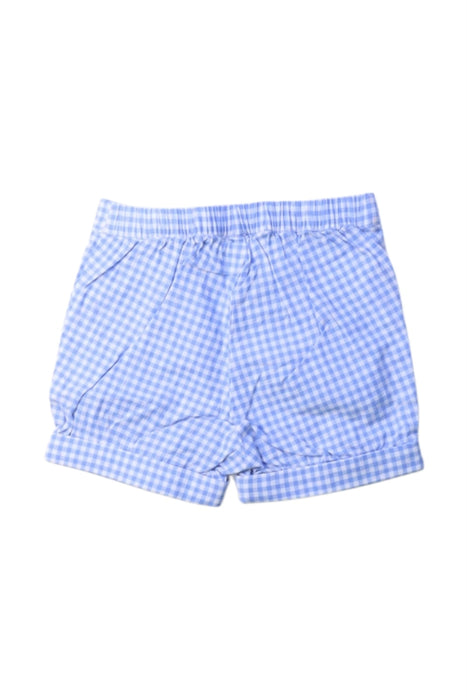 A Blue Shorts from Cyrillus in size 3-6M for girl. (Back View)