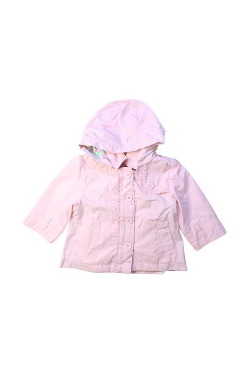 A Pink Lightweight Jackets from Vertbaudet in size 6-12M for girl. (Front View)