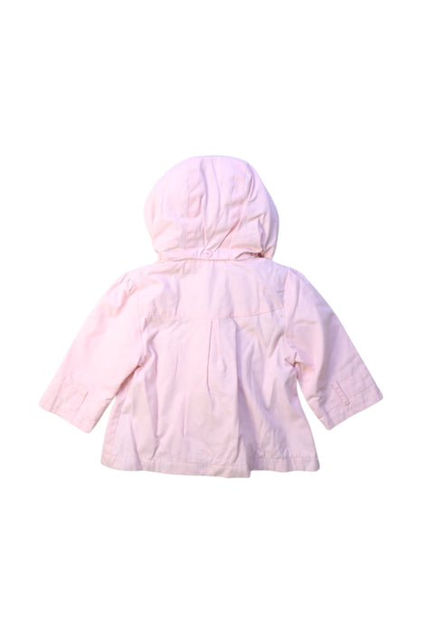 A Pink Lightweight Jackets from Vertbaudet in size 6-12M for girl. (Back View)