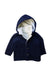 A Navy Puffer/Quilted Jackets from Bout'Chou in size 3T for boy. (Front View)