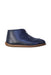 A Navy Booties from Pom d’Api in size 18-24M for girl. (Front View)