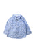 A Blue Long Sleeve Shirts from Petit Bateau in size 6-12M for boy. (Front View)