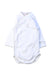 A White Onesies from Bonpoint in size 6-12M for girl. (Front View)