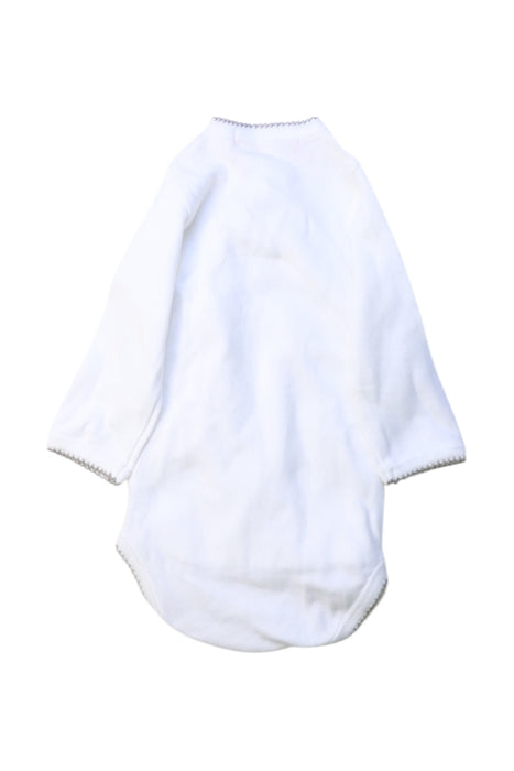 A White Onesies from Bonpoint in size 6-12M for girl. (Back View)