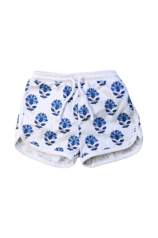 A White Shorts from India Amory x Smockingbird in size 6-12M for boy. (Front View)