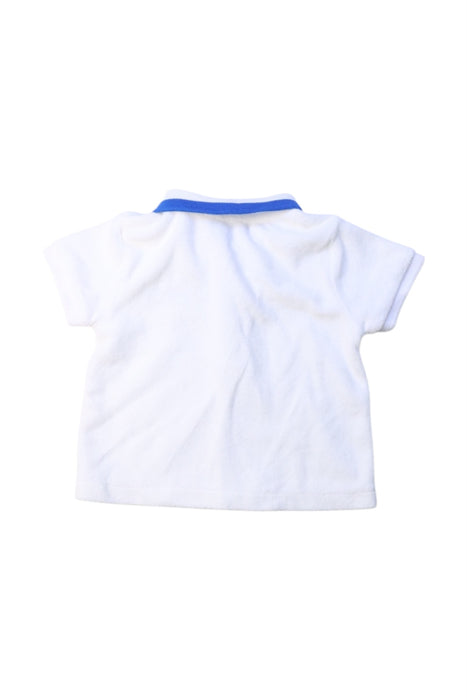 A White Short Sleeve Polos from Jacadi in size 12-18M for boy. (Back View)