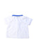 A White Short Sleeve Polos from Jacadi in size 12-18M for boy. (Back View)