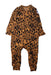 A Brown Long Sleeve Jumpsuits from Mini Rodini in size 6-12M for girl. (Front View)