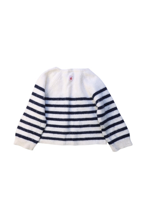 A White Knit Sweaters from Petit Bateau in size 6-12M for neutral. (Back View)