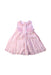 A Pink Sleeveless Dresses from Pepa London in size 6-12M for girl. (Front View)