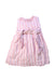 A Pink Sleeveless Dresses from Pepa London in size 6-12M for girl. (Back View)