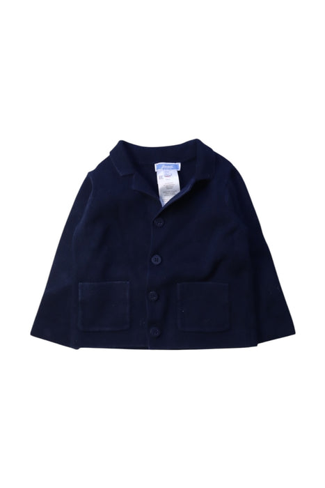 A Navy Blazers from Jacadi in size 6-12M for boy. (Front View)