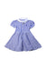 A Blue Short Sleeve Dresses from Ralph Lauren in size 6-12M for girl. (Front View)