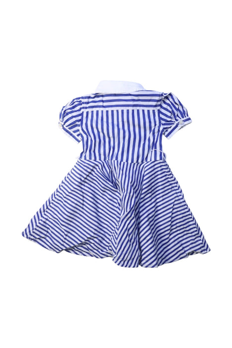 A Blue Short Sleeve Dresses from Ralph Lauren in size 6-12M for girl. (Back View)