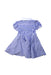 A Blue Short Sleeve Dresses from Ralph Lauren in size 6-12M for girl. (Back View)