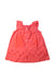A Pink Sleeveless Dresses from Bonpoint in size 3-6M for girl. (Back View)