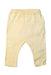 A Yellow Casual Pants from Lapinou in size 3-6M for girl. (Front View)