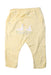 A Yellow Casual Pants from Lapinou in size 3-6M for girl. (Back View)
