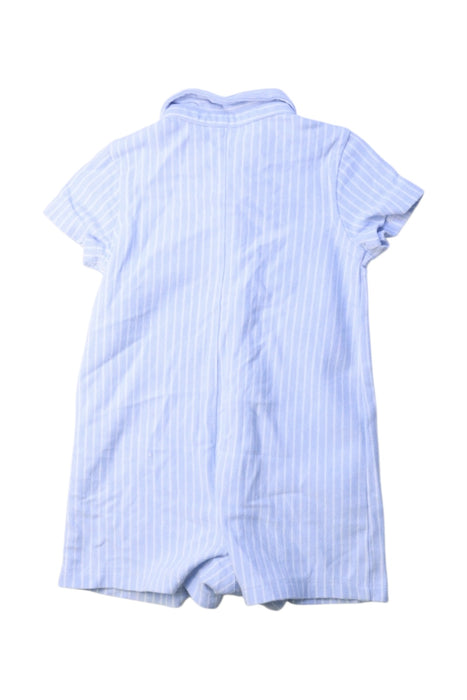 A Blue Short Sleeve Rompers from Ralph Lauren in size 3-6M for boy. (Back View)