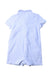 A Blue Short Sleeve Rompers from Ralph Lauren in size 3-6M for boy. (Back View)