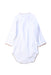 A White Long Sleeve Bodysuits from Bonpoint in size 6-12M for girl. (Back View)