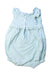 A Blue Sleeveless Rompers from Ralph Lauren in size 3-6M for girl. (Back View)