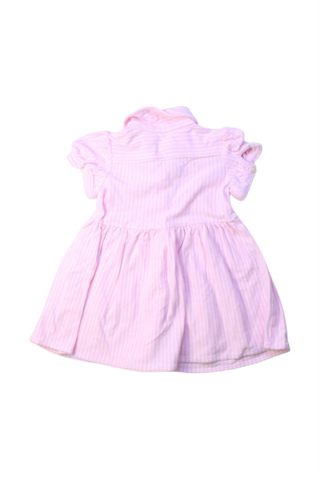 A Pink Short Sleeve Dresses from Ralph Lauren in size 3-6M for girl. (Back View)