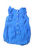 A Blue Sleeveless Rompers from Kidsagogo in size 0-3M for girl. (Back View)