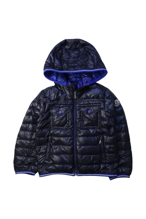 A Black Puffer/Quilted Coats & Outerwear from Moncler in size 2T for boy. (Front View)