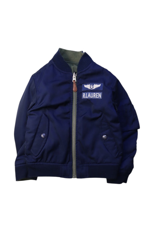 A Navy Lightweight Jackets from Polo Ralph Lauren in size 3T for neutral. (Front View)