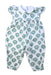 A White Short Sleeve Rompers from India Amory x Smockingbird in size 6-12M for girl. (Front View)