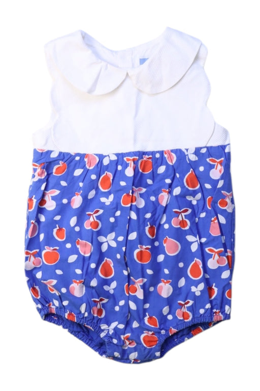 A Multicolour Sleeveless Rompers from Jacadi in size 12-18M for girl. (Front View)