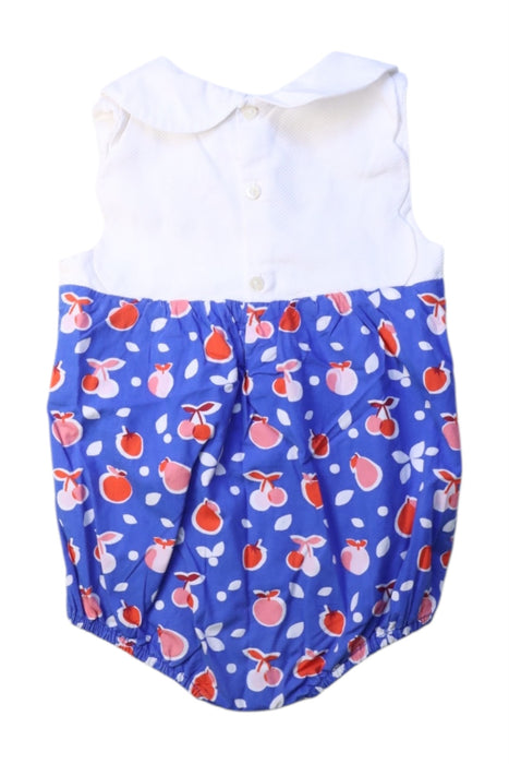 A Multicolour Sleeveless Rompers from Jacadi in size 12-18M for girl. (Back View)