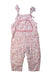 A Pink Long Overalls from La Coqueta in size 12-18M for girl. (Front View)