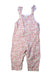 A Pink Long Overalls from La Coqueta in size 12-18M for girl. (Back View)