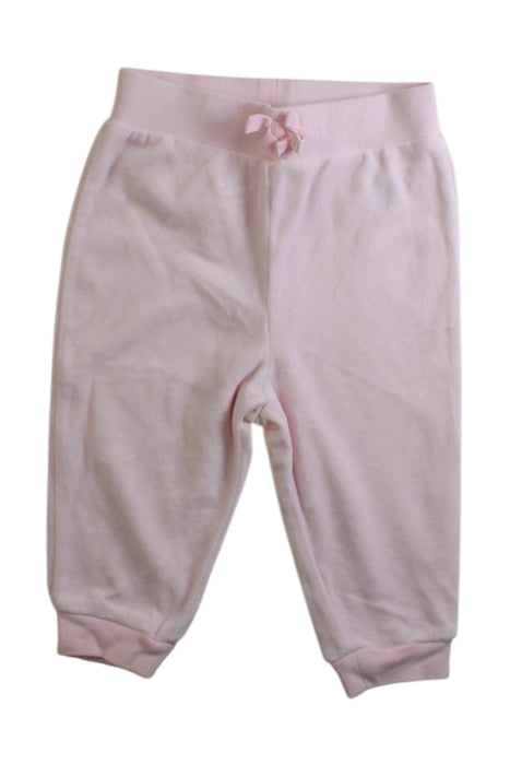 A Pink Sweatpants from Ralph Lauren in size 6-12M for girl. (Front View)
