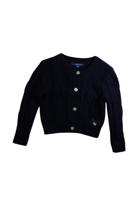 A Navy Cardigans from Nicholas & Bears in size 2T for girl. (Front View)