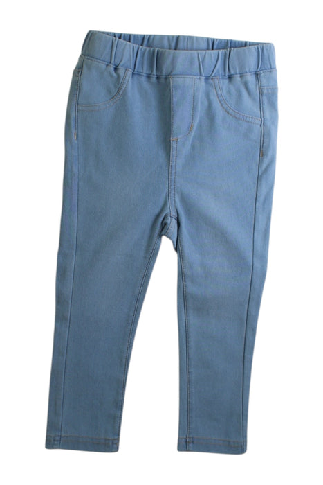 A Blue Jeggings from Seed in size 18-24M for girl. (Front View)