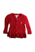 A Red Cardigans from Ralph Lauren in size 6-12M for girl. (Front View)