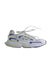 A White Sneakers from Adidas in size 14Y for boy. (Front View)