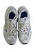 A White Sneakers from Adidas in size 14Y for boy. (Back View)