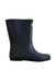 A Black Rain Boots from Hunter in size 5T for neutral. (Front View)