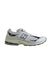 A White Sneakers from New Balance in size 13Y for boy. (Front View)