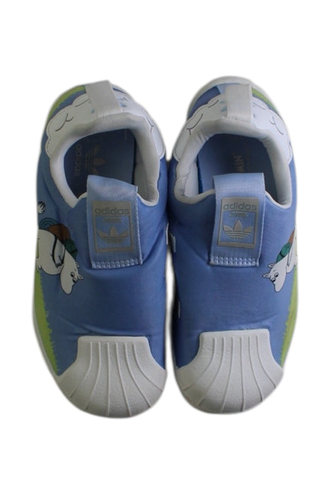 A Blue Sneakers from Adidas in size 6T for neutral. (Back View)