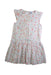 A Multicolour Sleeveless Dresses from Petit Bateau in size 6T for girl. (Front View)