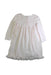 A Ivory Long Sleeve Dresses from The Little White Company in size 5T for girl. (Back View)